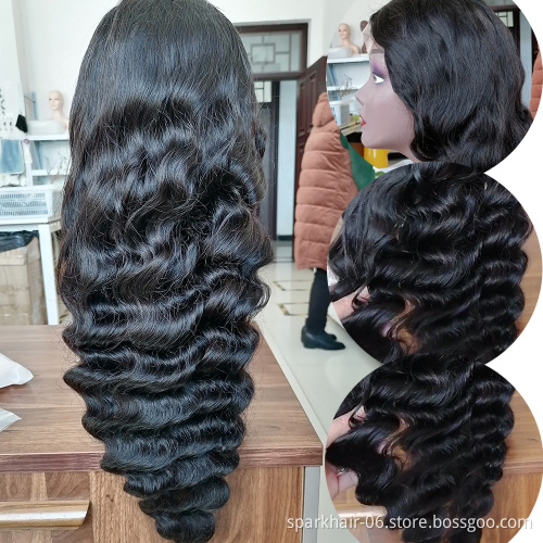 Brazilian Lace Front Wigs Loose Deep Full Lace Human Hair Wig For Black Women Glueless Cuticle Aligned Hair Lace Frontal Wigs